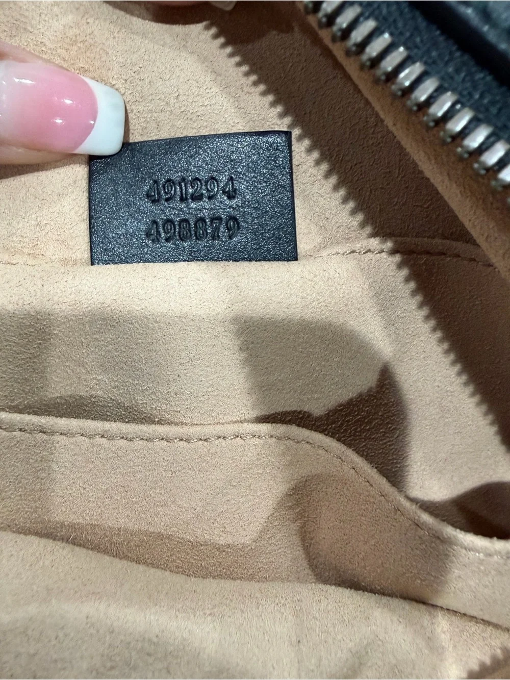 Gucci Black Quilted GG Marmont Belt bag